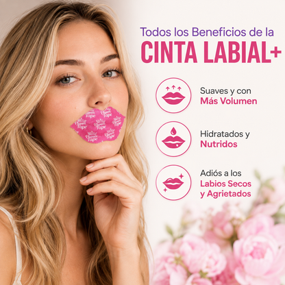 Plump Tape - beneficios de la cinta labial voluminizadora: labios más suaves, hidratados y con más volumen visible