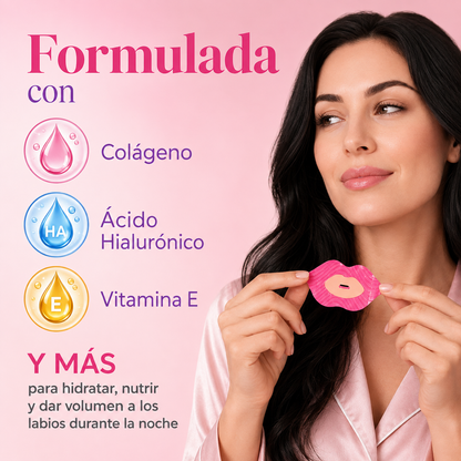 Plump Tape - ingredientes: colágeno, ácido hialurónico y vitamina E para labios hidratados y con aspecto más lleno
